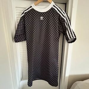 Adidas Womens Black And White Dress Size 8